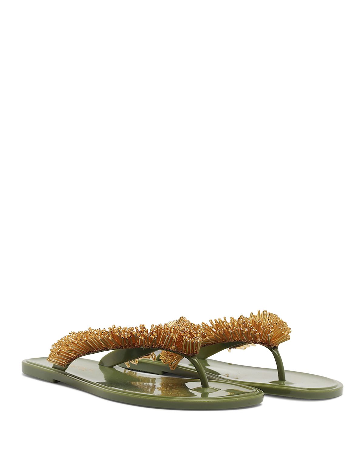 Farm Rio Women's Beaded Splash Jelly Sandals