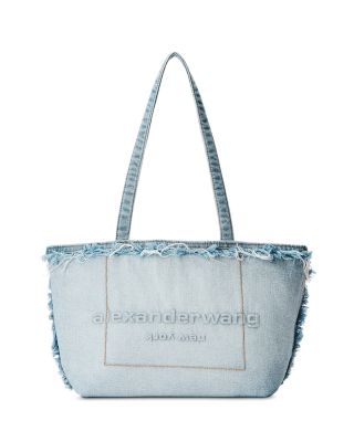 Punch Medium Denim Tote Bag