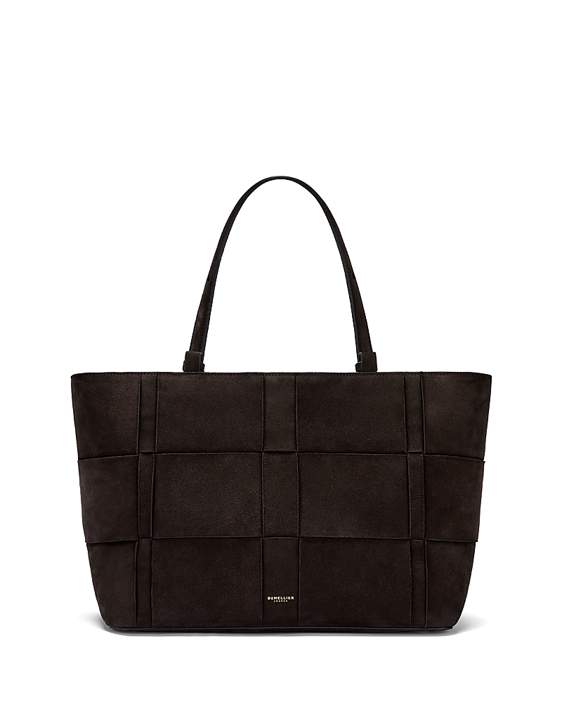 DeMellier The Florence Woven Suede Tote Bag