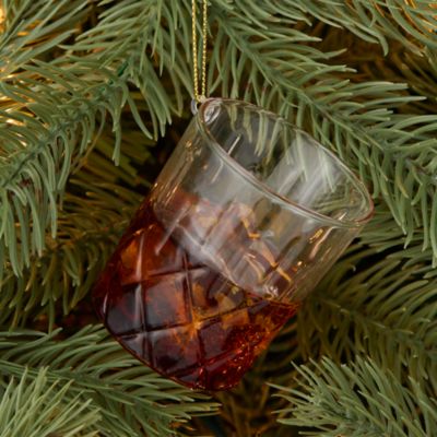 Caviar Kaspia Old Fashioned Cocktail Ornament