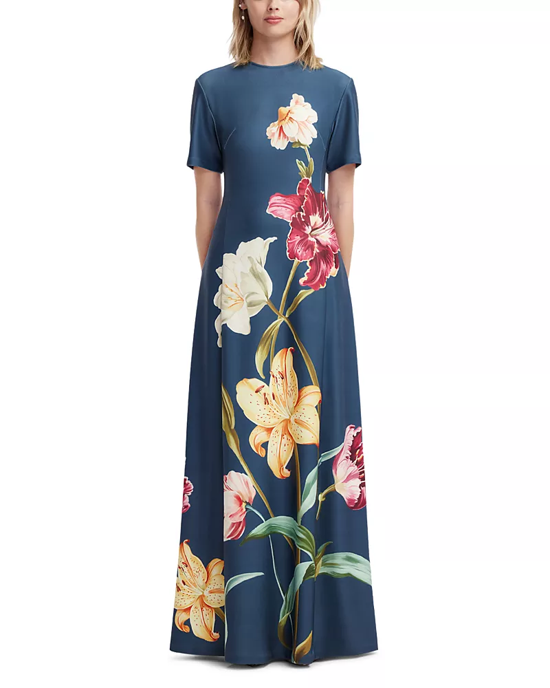 Leo Lin Alice Short Sleeve Maxi Dress