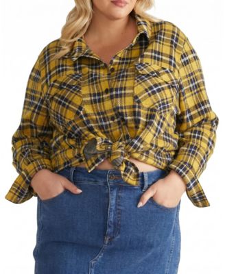 Women's Plus Maine Stretch Flannel Shirt