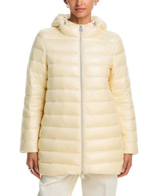 Herno Quilted Hooded A Line Coat