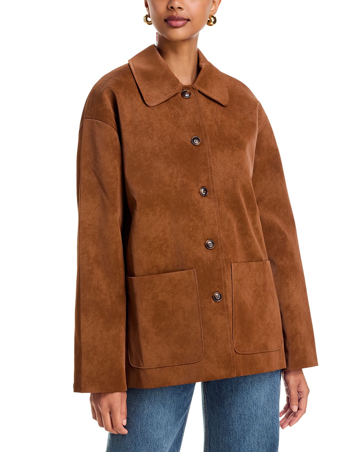 Wayf Rita Faux Suede Jacket