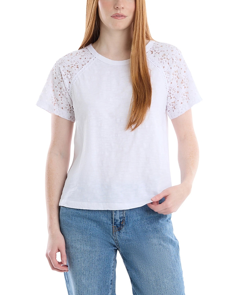 Wilt Clothing Lace Raglan Sleeve Tee