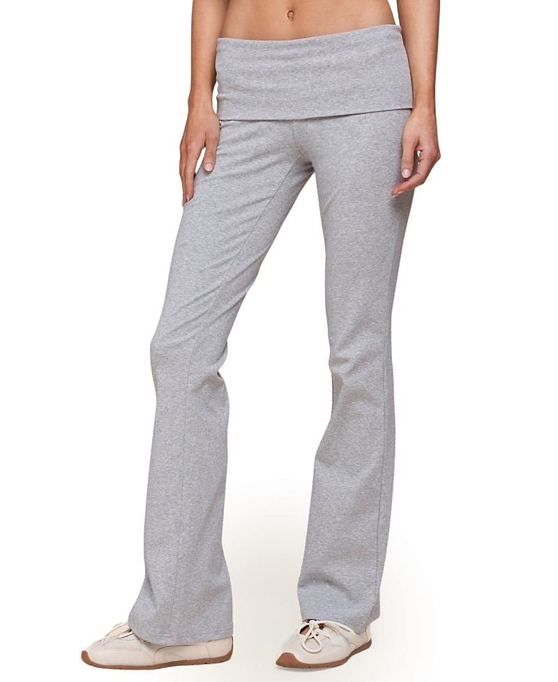 Edikted Ivanne Foldover Flared Pants