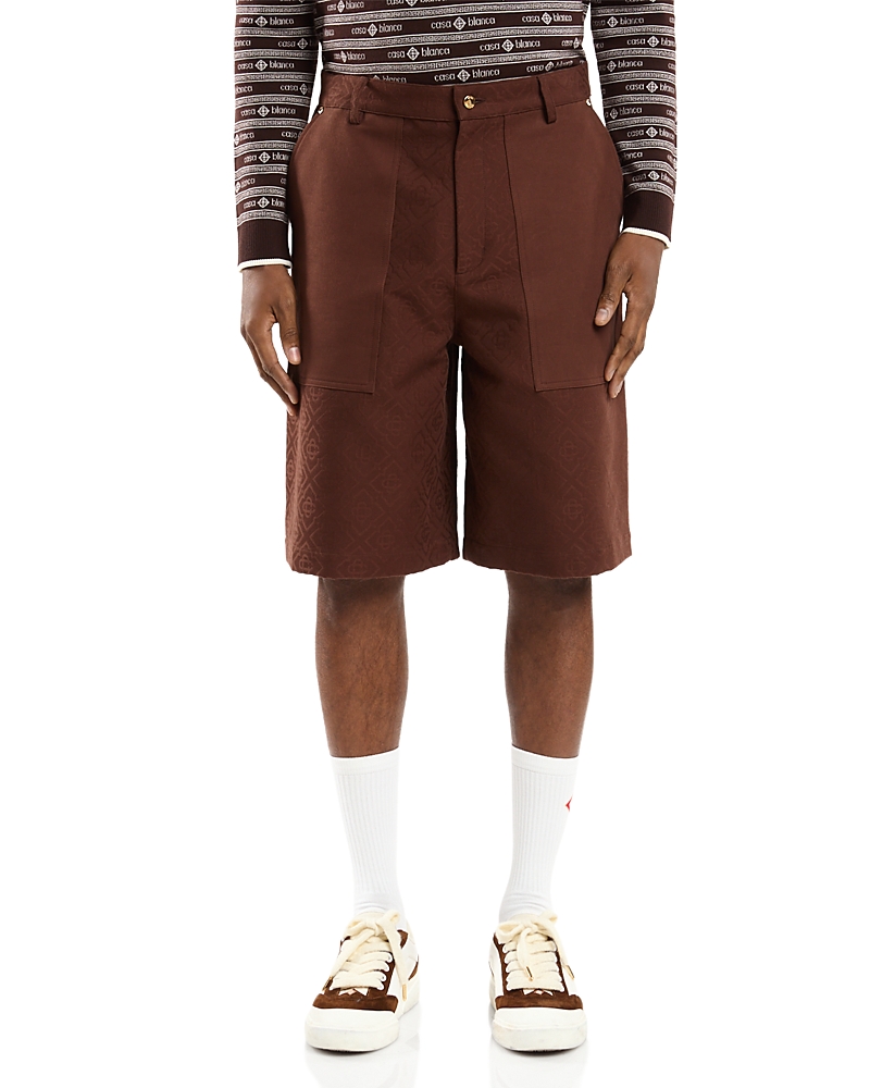 Casablanca Monogram Contrast Pocket Shorts