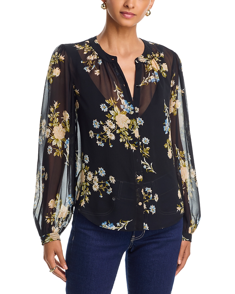 Veronica Beard Ashlynn Silk Blouse