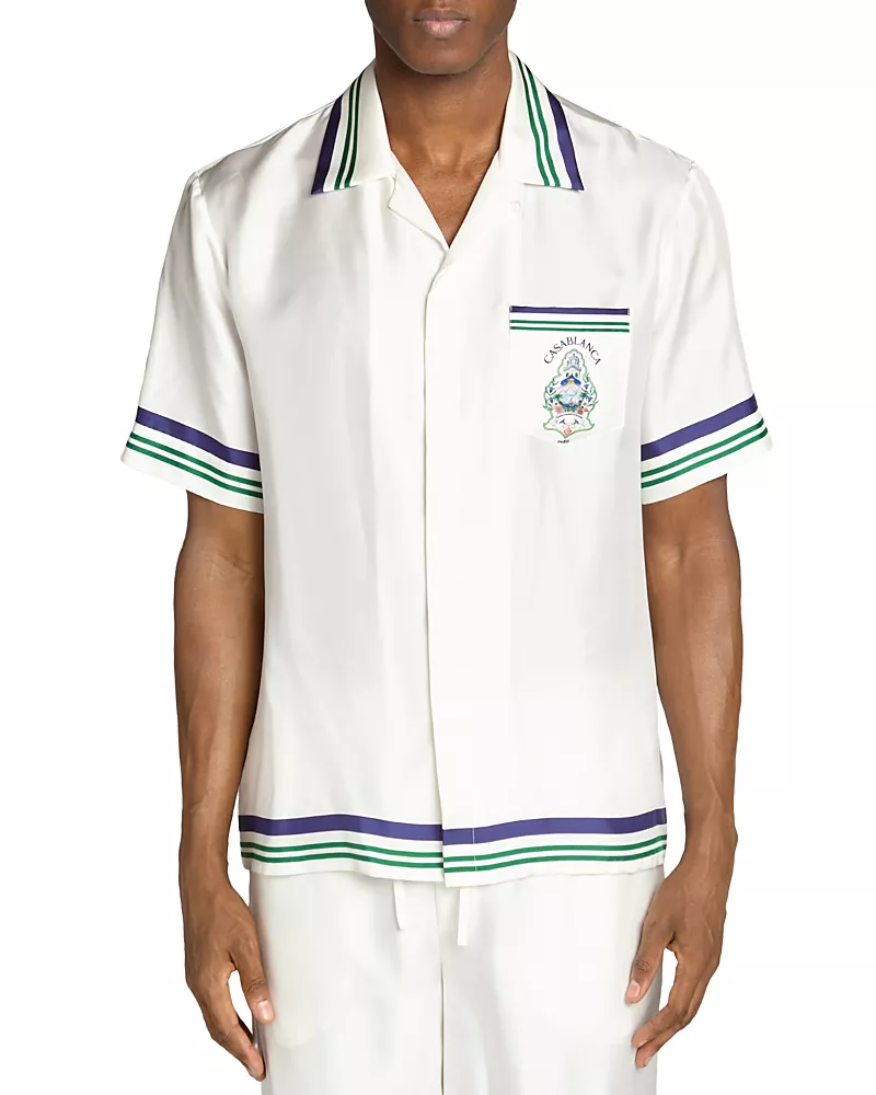 Casablanca Hotel Emblem Pocket Shirt