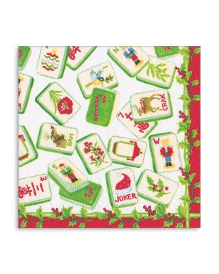 Mahjong Cocktail Napkins