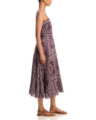 veronica beard purple dress Veronica Beard Greta Tiered Shirtdress | Purple