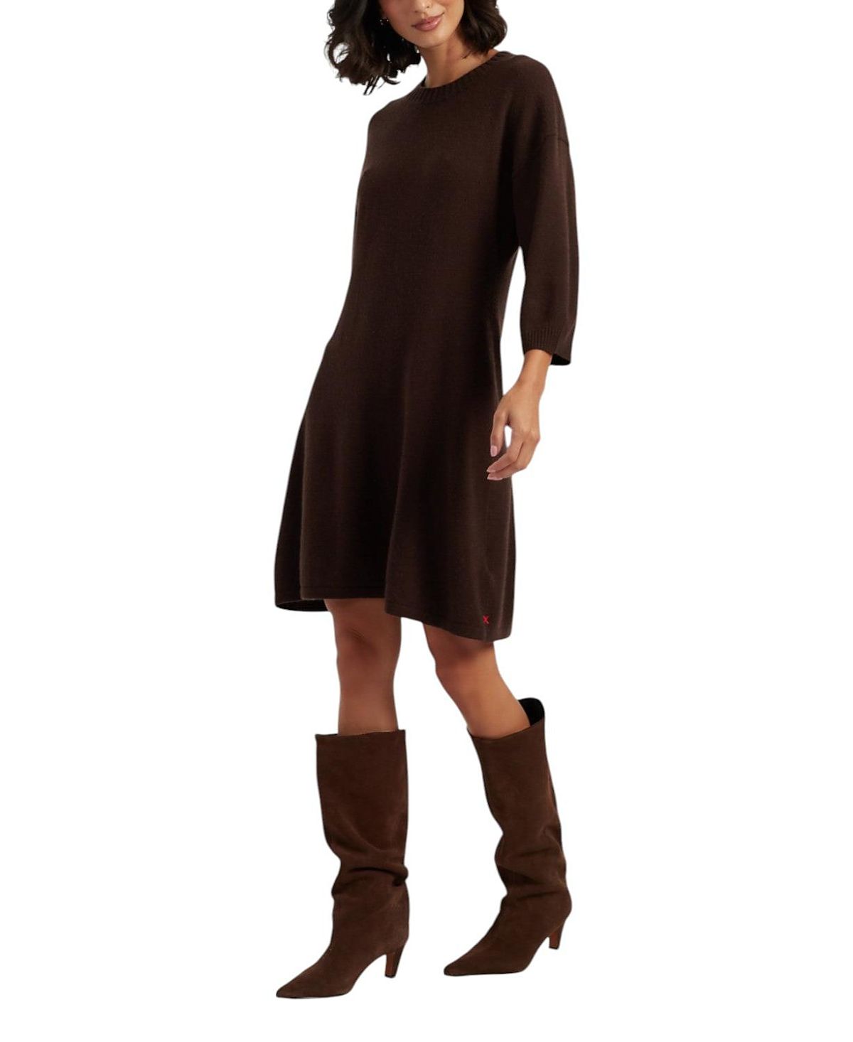Chinti & Parker Women's Wool-Cashmere Wide-Sleeve Dress