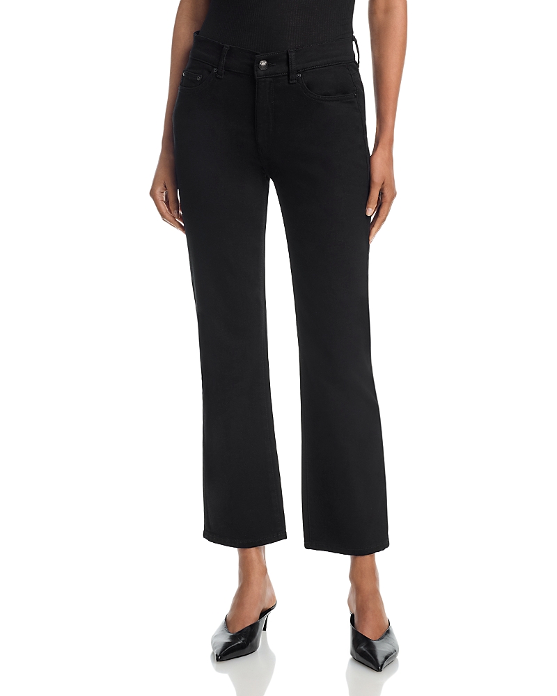 DL1961 Mara Straight Mid Rise Instasculpt Ankle Jeans in Black