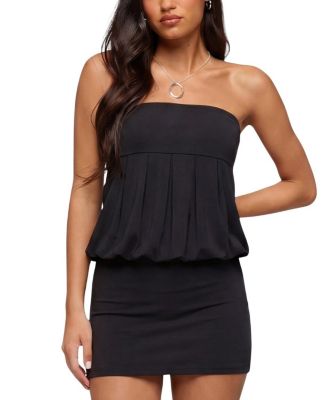  Alannah Backless Strapless Mini Dress