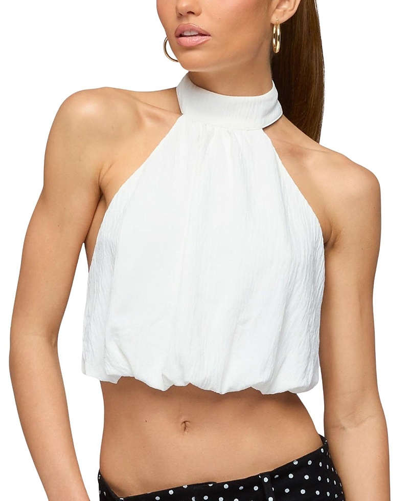 Edikted Senya High Neck Bubble Halter Top