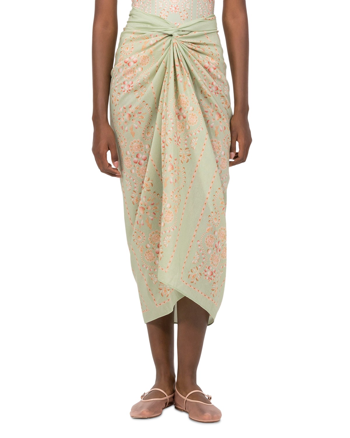 Agua By Agua Bendita Agua by Agua Bendita Lavanda Playa Swim Cover-Up Skirt in Multicolor