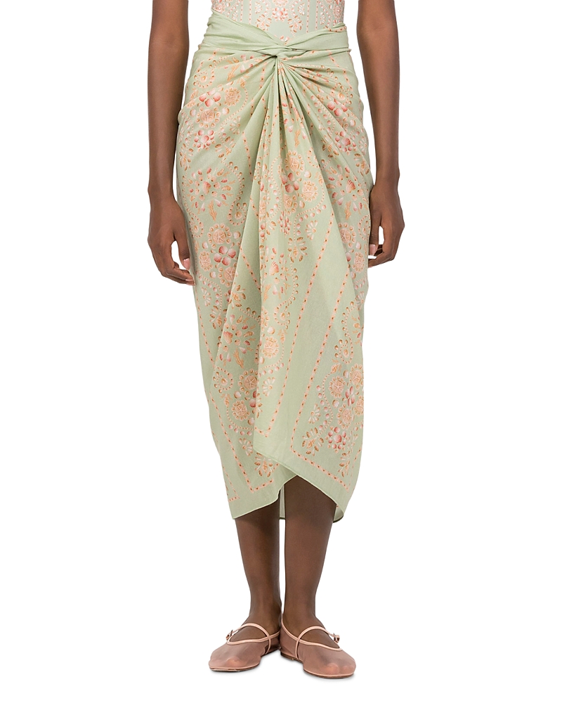 Agua by Agua Bendita Lavanda Playa Swim Cover-Up Skirt