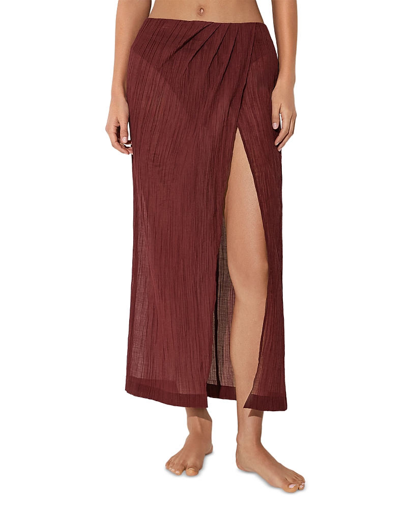 Reiss Rosa Crinkle Gauze Beach Skirt Cover Up