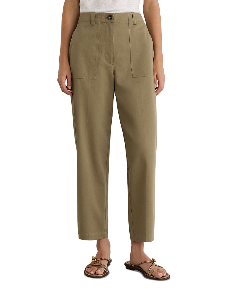 Reiss Petites Kasia Patch Pocket Tapered Pants