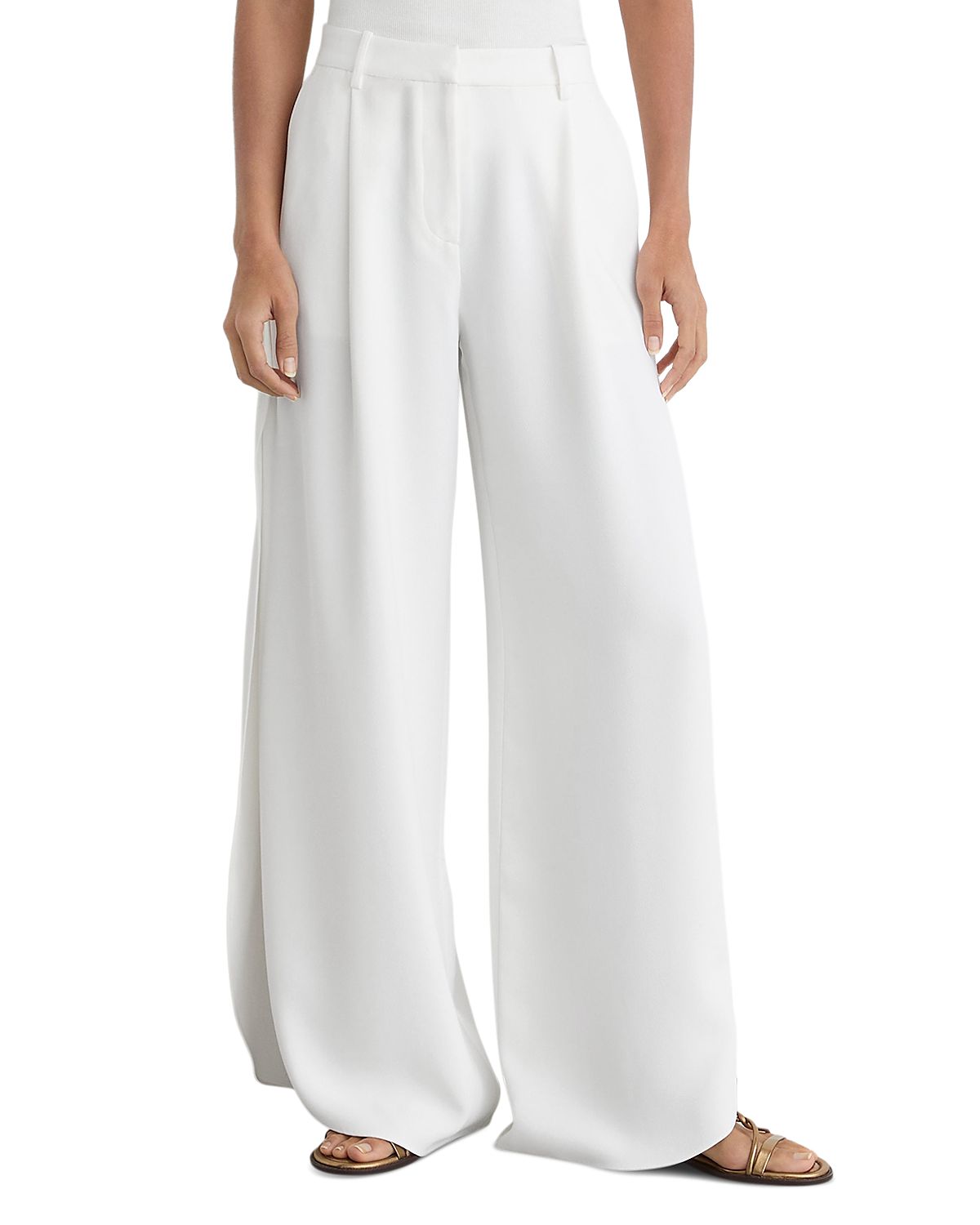 Reiss Petite Wide Leg Trousers