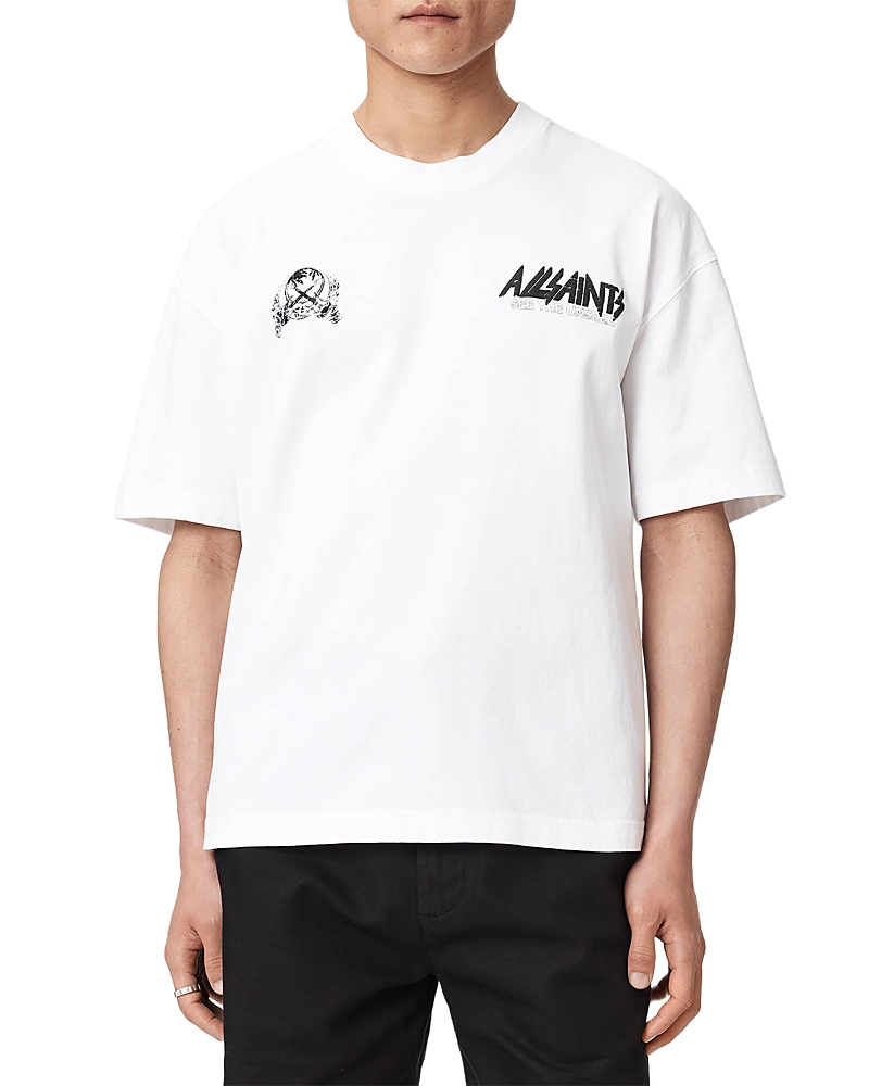 Allsaints Chromium Logo Graphic Tour T-Shirt