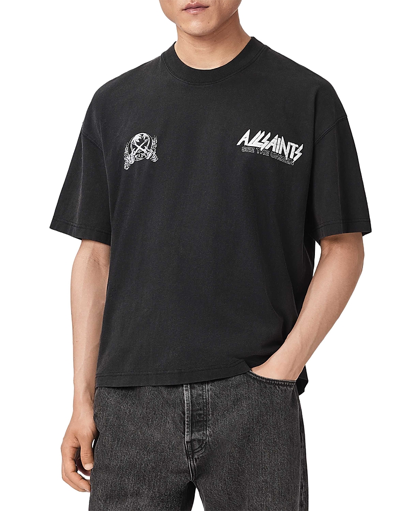 Allsaints Chromium Logo Graphic Tour T-Shirt
