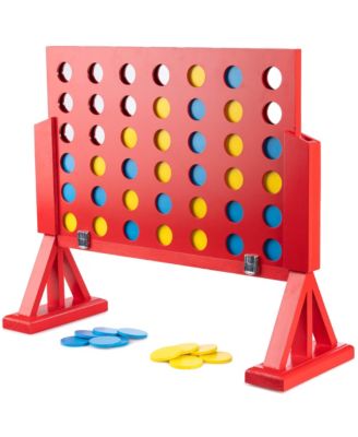  Giant 4 In A Row Wood Game, Ages 3+