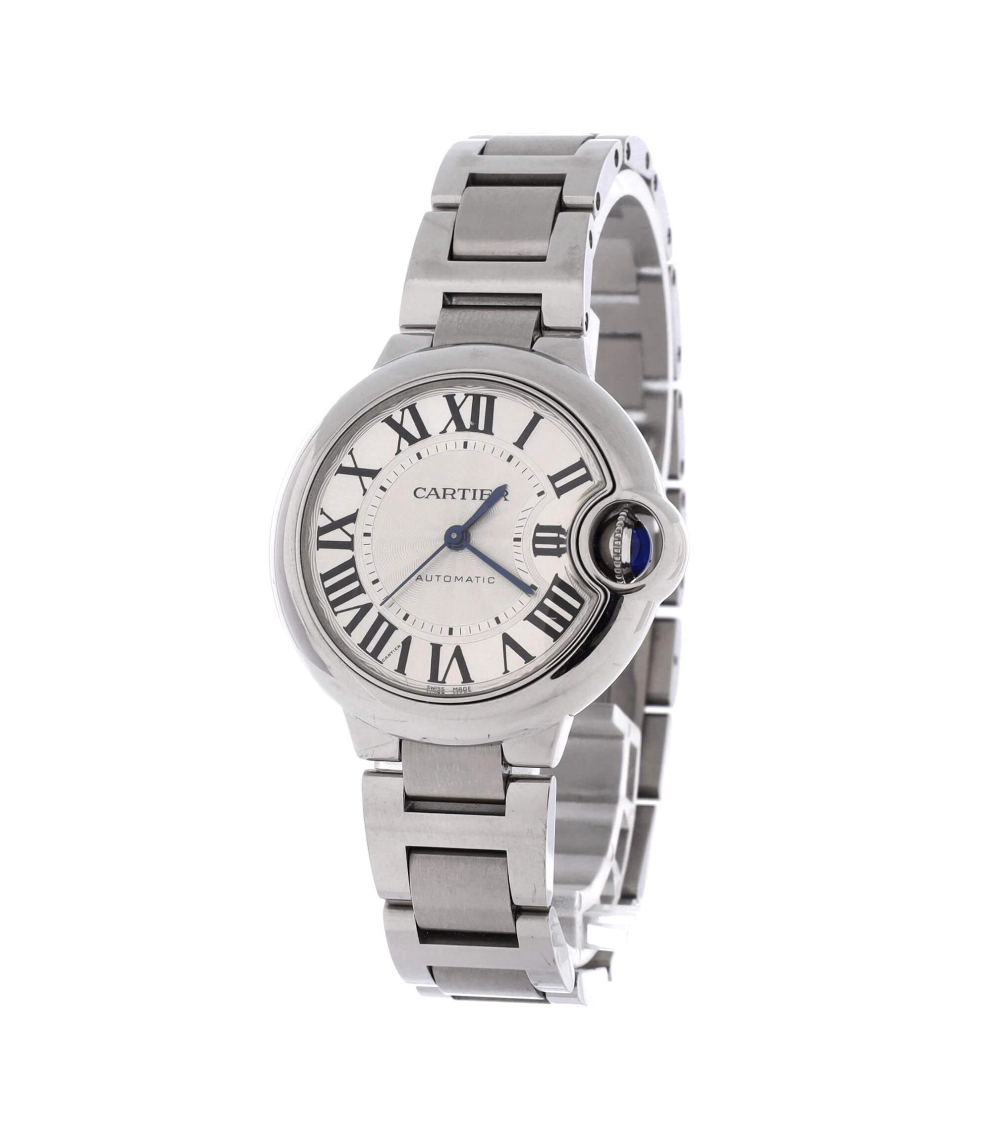 Ballon Bleu de Cartier Automatic Watch in Stainless Steel 33mm — Image 3