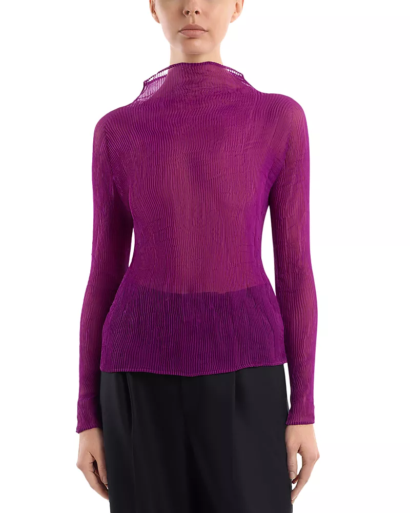Issey Miyake Chiffon Twist 2 Top