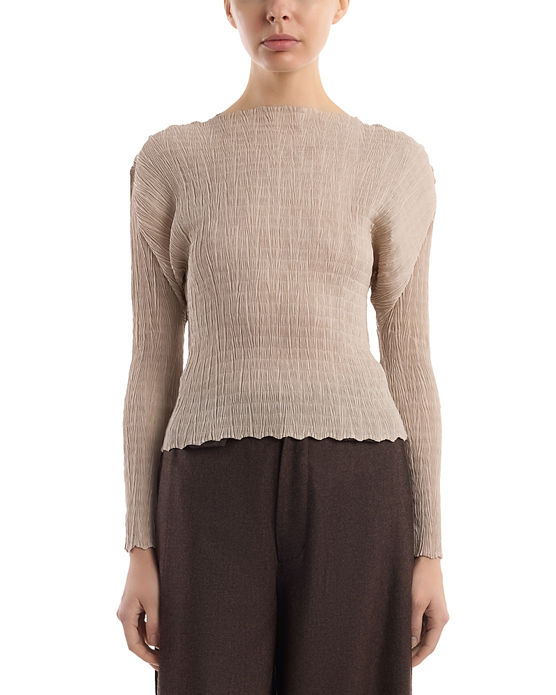 Issey Miyake Tatami Like Pleats Top