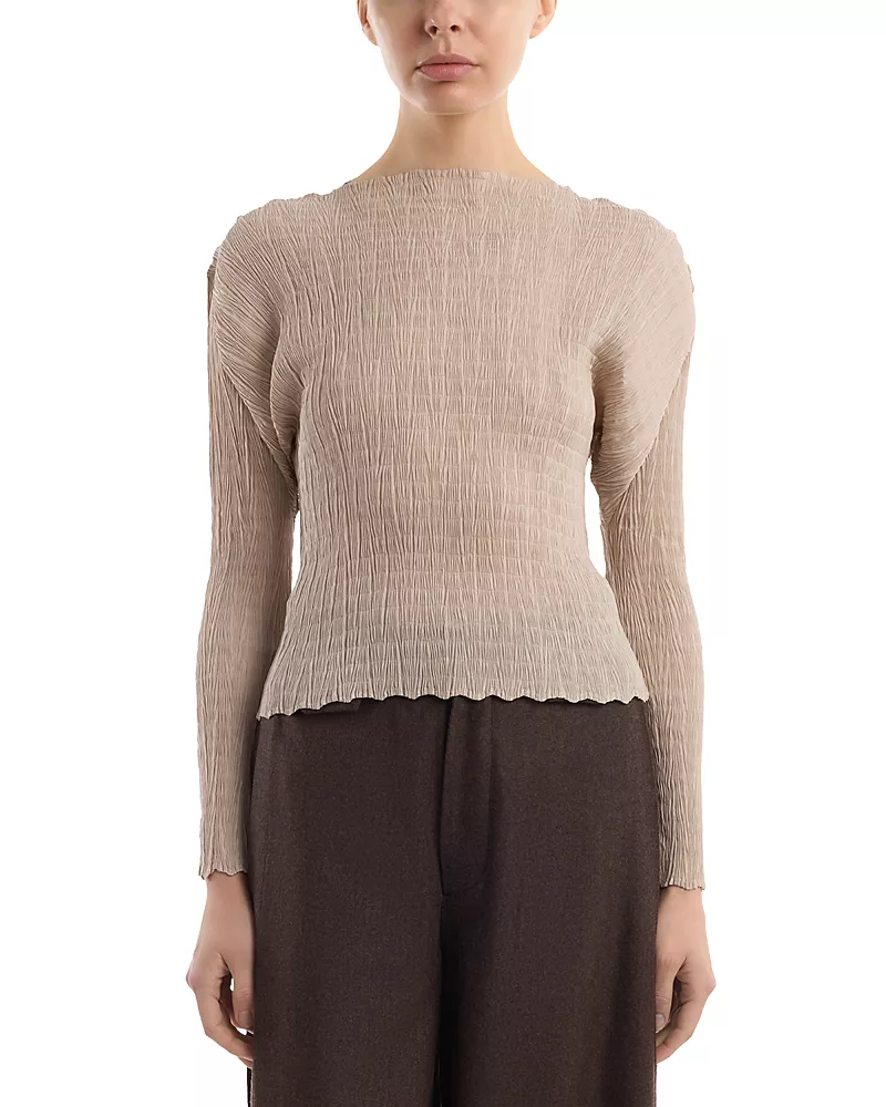 Issey Miyake Tatami Like Pleats Top