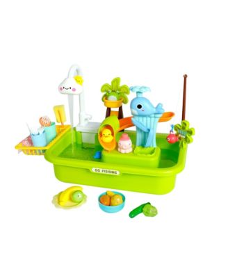 4 in 1 Play Sink Running Water Faucet Kitchen & Bath Toys, Ages 3+