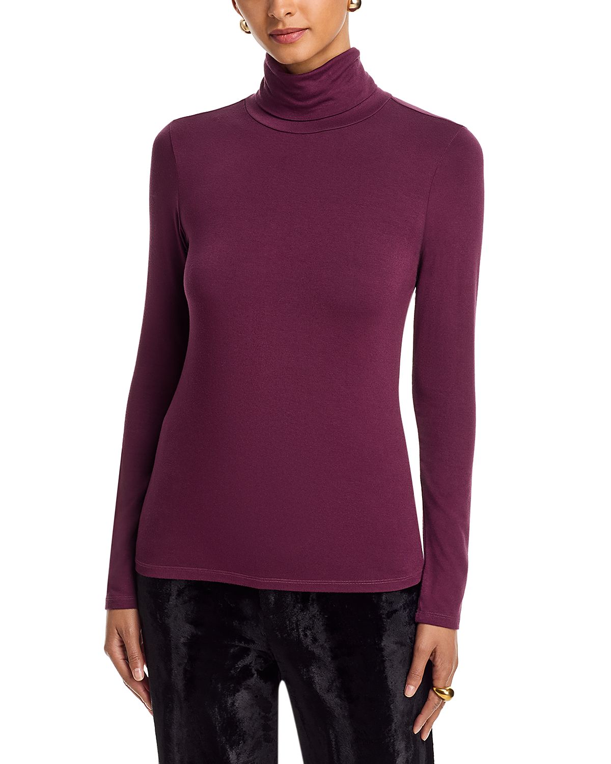 L'Agence Lani Turtleneck Long Sleeve Top