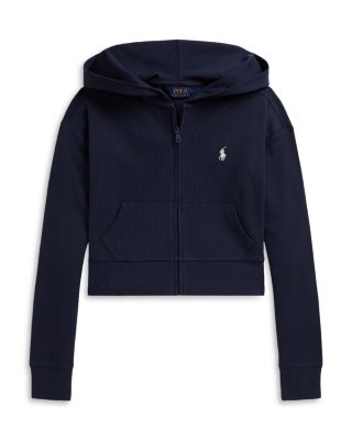 Girls' Ribbed Boxy Full Zip Hoodie - Little Kid, Big Kid