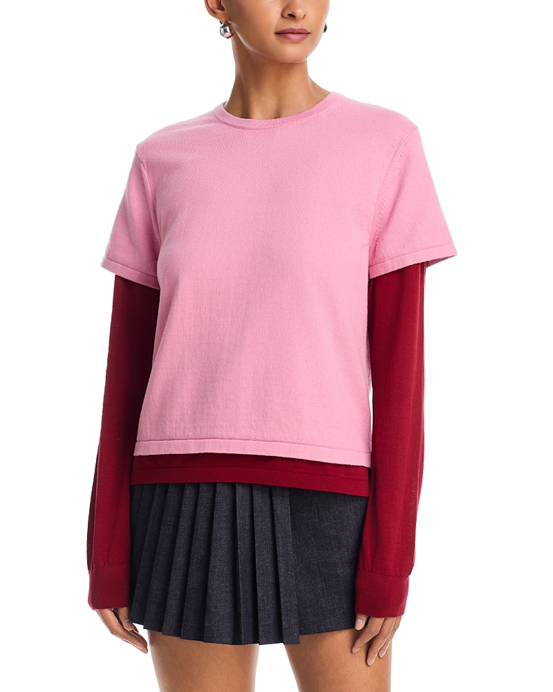 Guest In Residence Layered Long Sleeve Tee