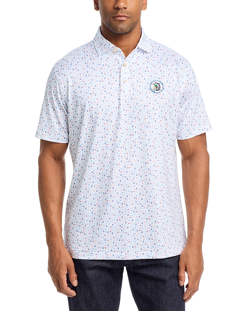 Peter Millar 2026 Usga Shinnecock Novelty Print Jersey Polo Shirt