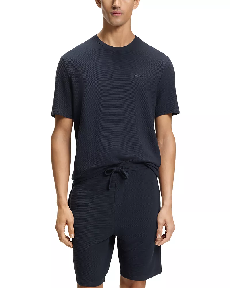 Boss by Hugo Boss Ribbed Logo T-Shirt
