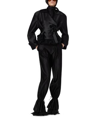Belted Short Jacket