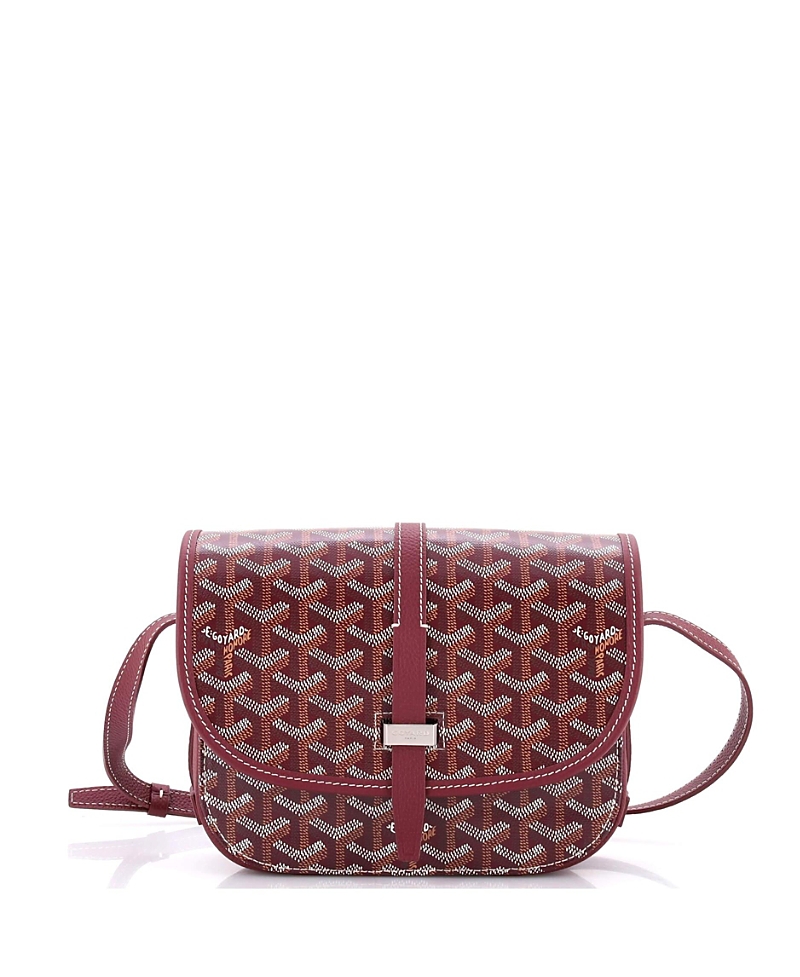 Pre-Owned Goyard Pm Belvedere Ii Messenger Bag Coated Canvas