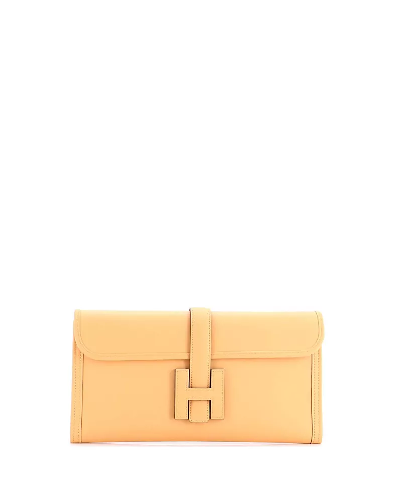 Pre-Owned HERMES 29 Jige Elan Clutch Swift