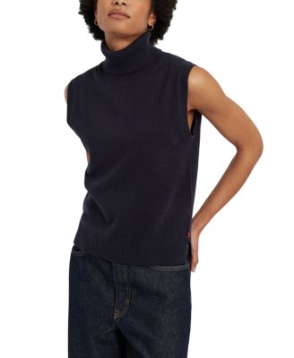  Women's Wool-Cashmere High-Neck Tank
