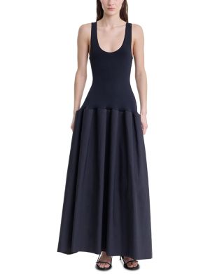 Marina Flared Volume Tank Dress