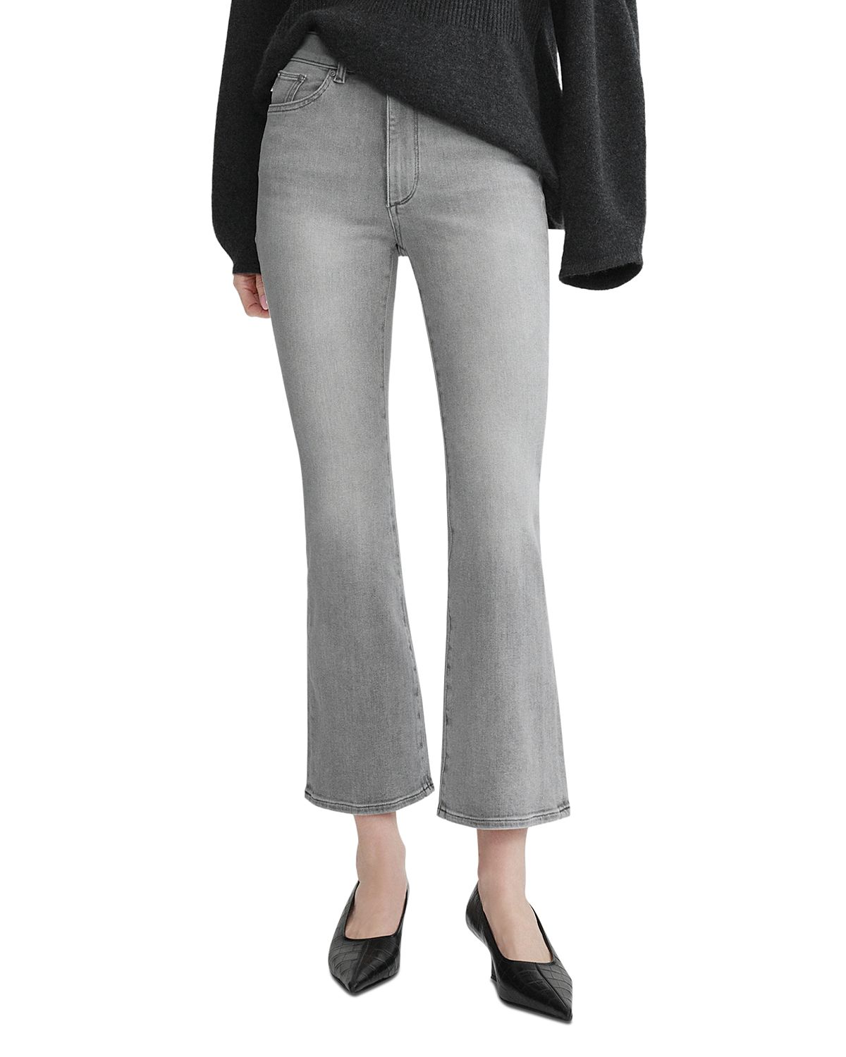 DL1961 Bridget Bootcut High-Rise Instasculpt Cropped Jeans