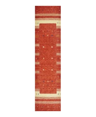 Bokara Rug Co Gabbeh 2000 Hf-W02 Runner Area Rug, 2'6" x 11'10"