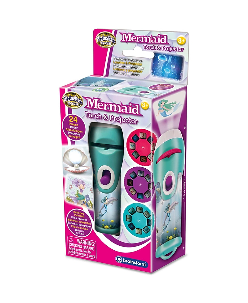 Brainstorm Toys Mermaid Torch & Projector, Ages 3+