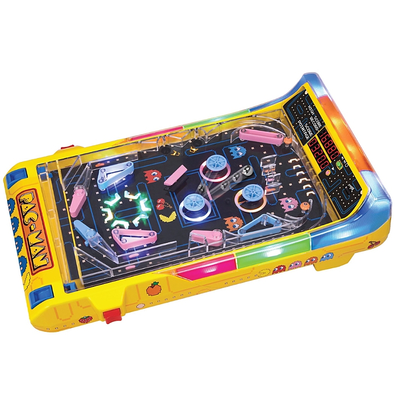 Ambassador Games Pacman Arcade Pro Pinball Light & Sound Tabletop Game, Ages 6+