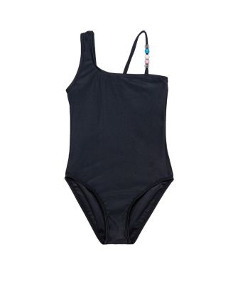 Girls' Sun Beading Asymmetrical Beaded One Piece - Little Kid, Big Kid