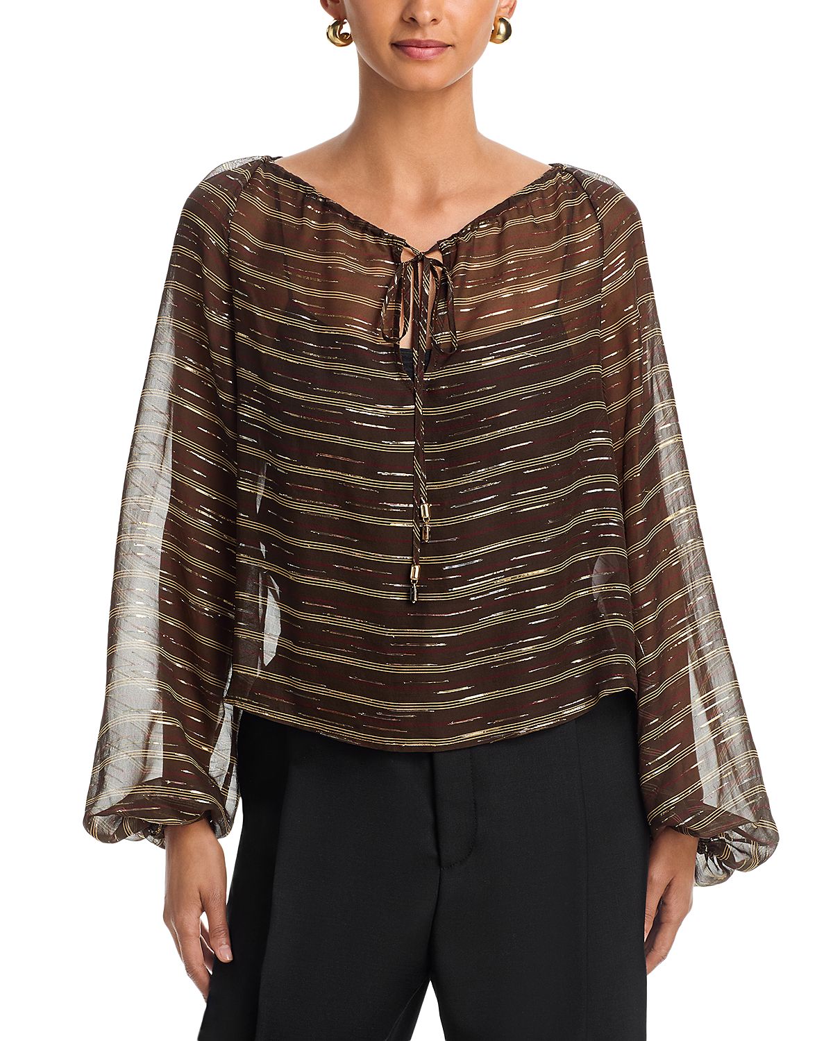 Frame The Balloon Blouse