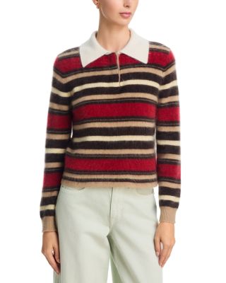 Grizzly Cashmere Cropped Rugby Polo
