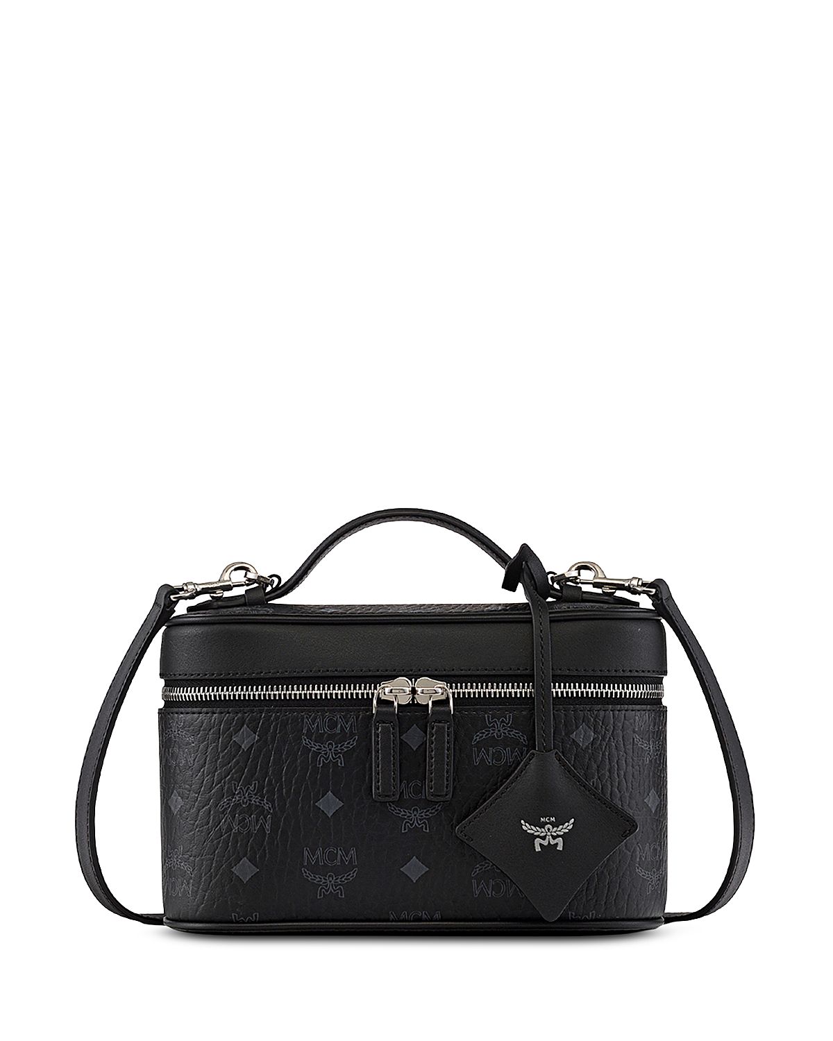 Mcm Visetos Canvas Vanity Case